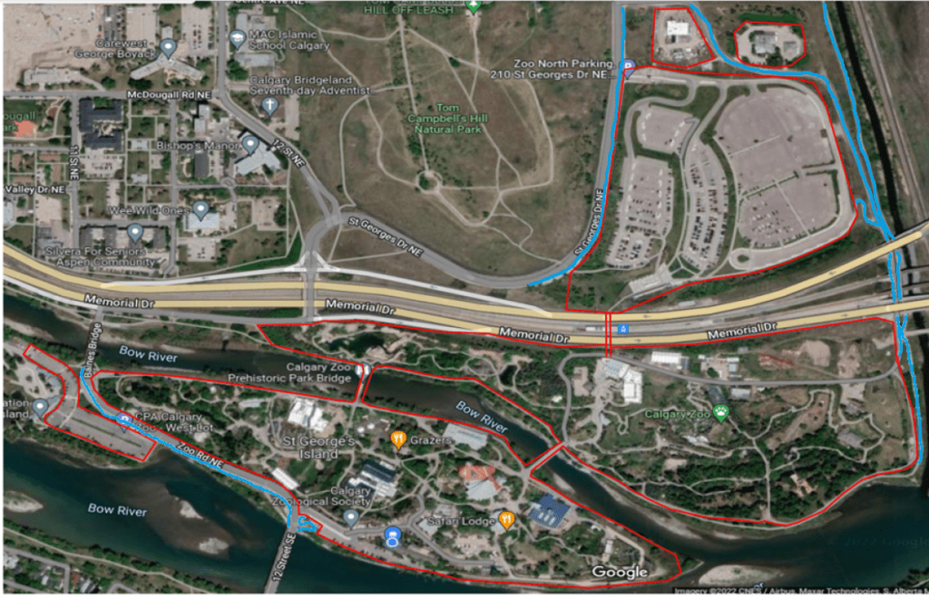 Calgary Zoo No Smoking Map